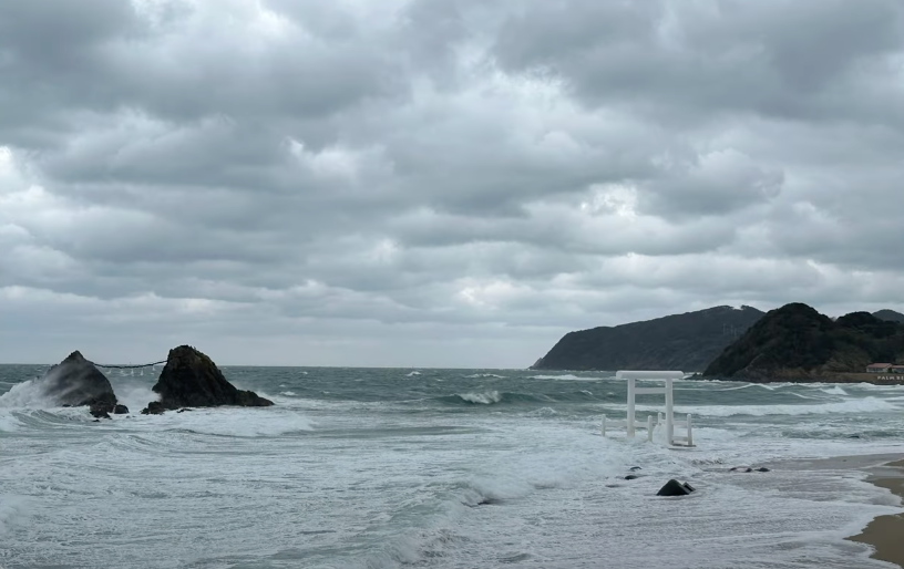 日本福岡 摩托輕旅行 夫婦岩、龍貓森林、牡蠣小屋住吉丸